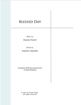 Blessed Day SATB choral sheet music cover